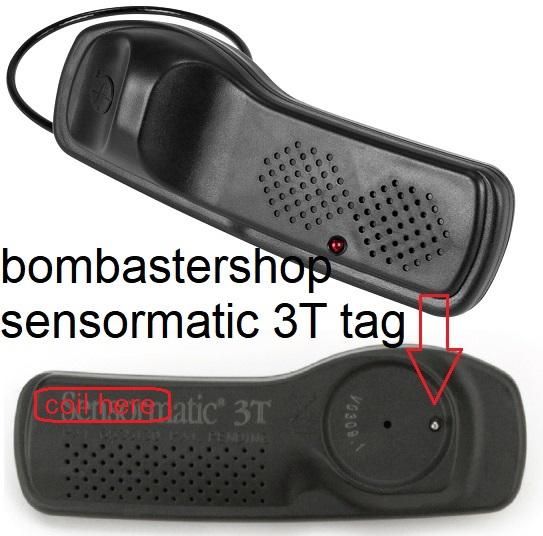 Sensormatic SuperTag 3T allarme a 3 toni 1TP1Sistema EAS per il distacco dei cartellini da negozio1